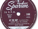 DANNY & the Juniors Rock'n Roll 78 RPM Record. At the Hop