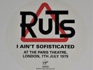 THE RUTS I AIN'T SOFISTICATED LP RARE PUNK LIVE MULTI COLOURED VINYL IN A RUT