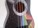 PINK FLOYD Ukulele DARK SIDE OF THE MOON vinyl record guitar fan led zeppelin