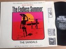 THE SANDALS RARE BLACK LABEL MONO ORIGINAL SOUNDTRACK SURF LP ENDLESS SUMMER NM-
