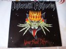 Infernal Majesty - None Shall Defy LP Vinyl mit Lyrics 1987 Roadrunner