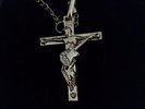Croix couleur argent Johnny Hallyday avec cordon neuve jamais porté
