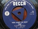 THEM - Here Comes The Night 7/45 Rhodesia Zimbabwe DECCA