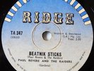 PAUL REVERE AND THE RAIDERS-BEATNIK STICKS-78 RPM-SOUTH AFRICA-EXC UNPLAYED COND