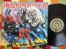 Iron Maiden The Number of the Beast LP 1982 **EX/EX-**LYRIC INNER**
