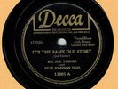 RHYTHM 'N BLUES 78: BIG JOE TURNER W/ PETE JOHNSON TRIO ON DECCA 11001 IN E / E+