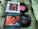 TIM MAIA LOT TWO (2)  33 SINGLE EP BRAZIL LEVA + DESCOBRIDOR SETE MARES