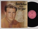 RICK NELSON Rick Nelson Sings For You DECCA LP mono