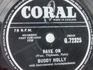 1958  Buddy Holly ?– Rave On bw Take Your Time  10