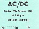 AC/DC Bon Scott ticket Glasgow Apollo 28/10/79 + 1978 And 1979 Tour Progs