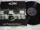 AC/DC Let There Be Rock Aussie Blue Roo 1977 First Press LP Vinyl Record OOP