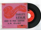 45 RPM SP JUKE BOX CHARLOTTE LESLIE LA CLEF / ALLEZ TU PEUX SOUFFRIR