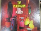 TITO PUENTE Top Percussion Mono Canadian LP SIGNED by Louis & Lucille ARMSTRONG