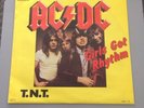 AC/DC Girls Got Rhythm TNT Rare Picture Sleeve 7
