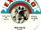 LITTLE FLORENE MISS YOU SO SOUL R&B BLUES 45 RPM RECORD