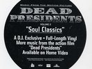 Dead Presidents Volume 2 - soundtrack 2-LP set (1995) PROMOTIONAL ONLY