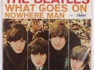 BEATLES: What Goes On / Nowhere Man CAPITOL 5587 Rare 45 w/ PS Nice