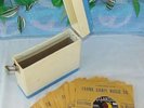 Obscure 45-rpm BEAM 1950's COMPACT Record Box (plus 45's found with it)