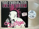 The Exploited On Stage CLEAR UK LP EXP LP 2001 1981 VG/EX