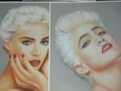 Madonna Vintage 80s True Blue Printed Drawing Poster Posters Pro Deco Nr. 2 & 5