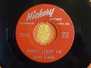 RUSTY & DOUG Diggy Liggy Lo/Hey Mae 45 rpm HICKORY 1961 Country Bop Rock N Roll