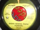 The Beatles Radha Krishna Temple Promo Apple 45 record Govinda 1970