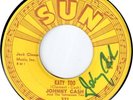 Johnny Cash: Katy Too / I Forgot To Remember To Forget  ... autographed 45