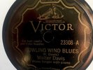 WALTER DAVIS VICTOR 23308 BLUES 78 RPM E/E+ HAIR CRACK 1