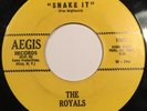 Surf / R&B: The Royals - Shake It / Mix Up (Aegis) Ex-