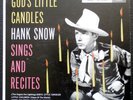 VINYL, HANK SNOW,God's Little Candles, RCA 45EP EPA-591,Record,Cover Near MINT