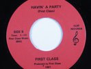 Modern Soul Boogie 45 FIRST CLASS Havin' A Party CLEF VG+/VG++ HEAR