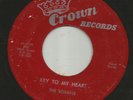 DOOWOP R&B + JUMP-  ROBINS-  KEY TO MY HEART -HEAR  BOTH-1954 CROWN