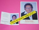 ORIGINAL STERBEBILD + PROGRAMM v. MUSIKER MANFRED DURBAN ( FLIPPERS ) +22.10.16