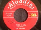 Feathers, I Need A Girl & Standin' Right There on Aladdin 3277, Orange Label