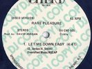 Rare Pleasure ?– Let Me Down Easy (Color Vinyl, 12