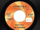 THE PYRAMIDS 45RPM '63 CEDWICKE CONTACT/PRESSURE RARE SURF INSTRUMENTALS VG+++