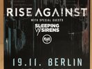 RISE AGAINST  2017 BERLIN - orig.Concert Poster - Konzert Plakat  A1 NEU