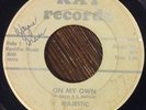 MAJESTIC On My Own / Love Will Find A Way 45, RARE Garage / Psych on KAT