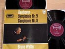 BRUNO WALTER 9.Symphony BEETHOVEN 1stPress 1960s PHILIPS HI-FI STEREO 2LP MINT