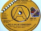 THE LOVELITES   GET IT OFF MY CONSCIENCE c/w OH WHAT A DAY 1975 GRAPEVINE PROMO