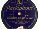 JAZZ ARTHUR ROSEBERY KIT KAT DANCE BAND - Mississippi Melody PARLOPHONE R237