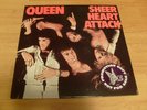 QUEEN LP SHEER HEART ATTACK 1974 ELEKTRA WHITE LABEL PROMO STICKER + INSERT NICE