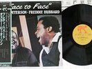 FREDDIE HUBBARD,OSCAR PETERSON FACE TO FACE PABLO 28MJ 3210 Japan OBI VINYL LP