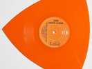 JOHN COOPER CLARKE Gimmix play loud SHAPED ORANGE WAX UK epic S EPC 12-7009 SP