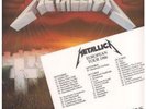 METALLICA Master Of Puppets LP VINYL UK Music For Nations 1986 8 Track With