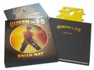 QUEEN IN 3D STEREOPHONIC HARDBACK BOOK NEW SEALED BRIAN MAY FREDDIE MERCURY 3-D