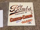 Cheech and Chong Big Bamboo with original Rolling Paper signed