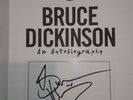 Bruce Dickinson Iron Maiden signed autobiography AFTAL PROOF