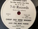 Jack (The Bear) Parker Cheap Old Wine Whiskey  7-11 Promo 78