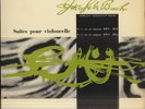 Henri HONEGGER, J.S. BACH Suites n° 5 & 6 French LP VALOIS 724 STEREO